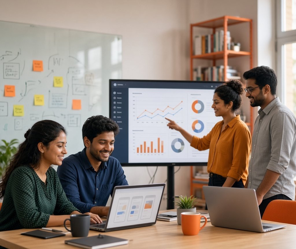 artifycode team collaborating on a digital product